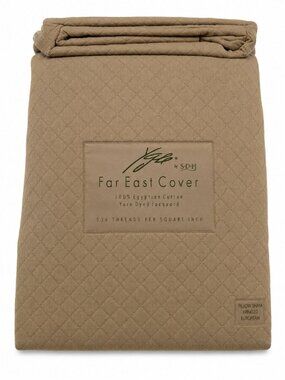 SDH Flanged European King Pillow Sham - Far East Collection - 100% Egyptian Cott